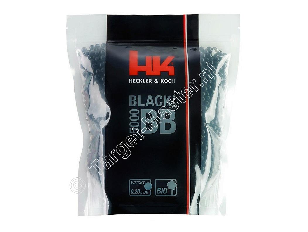 Heckler & Koch BLACK BATTLE BIO Airsoft BB 6mm 0.20 gram inhoud 5000